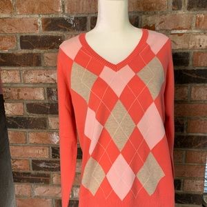 Izod Argyle sweater. Golf wear?